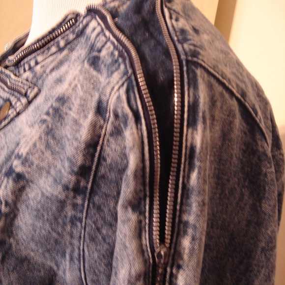 VINTAGE DENIM ITALIAN DRESS SIZE M - Picture 4 of 8